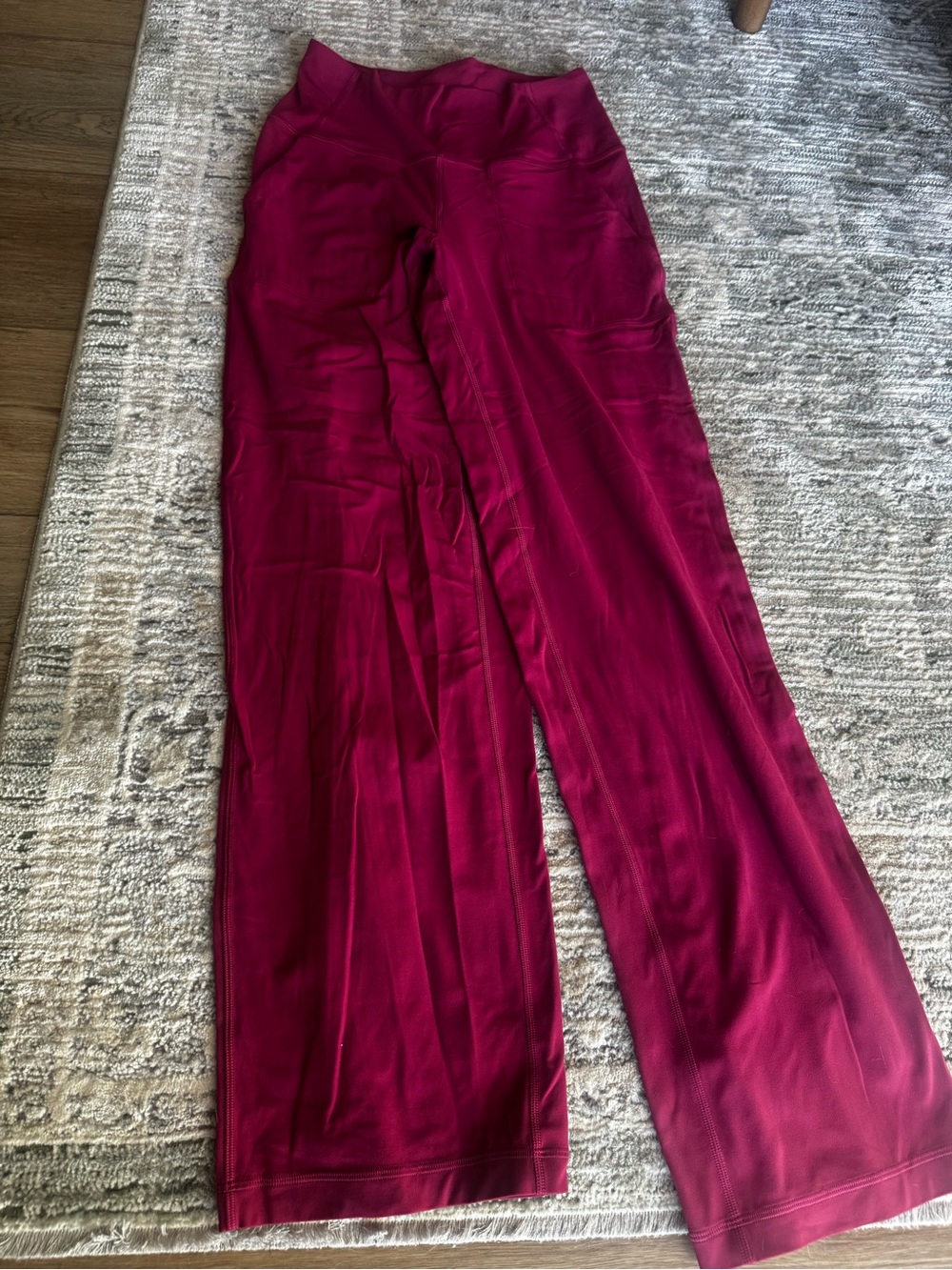 lululemon athletica Align Wide Leg Pants in Deep Berry